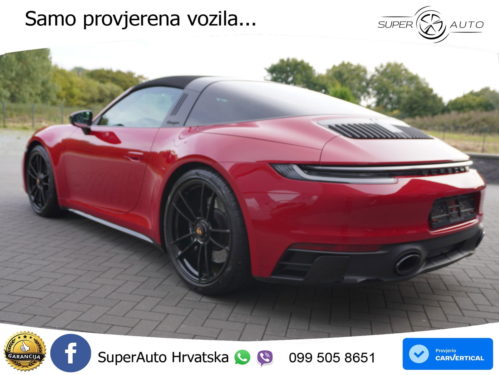 Porsche 911 Targa 4 GTS 3.0 (480 KS) PDK LED+GR SJED+ACC