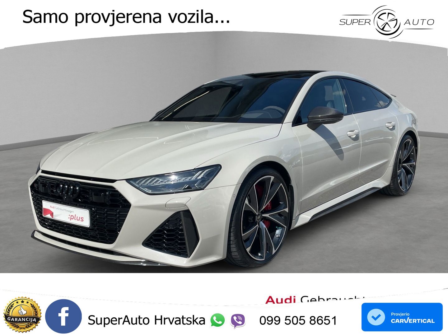 Audi RS7 4.0 TFSI V8 (600 KS) quattro tiptronic LED+GR SJED+ACC