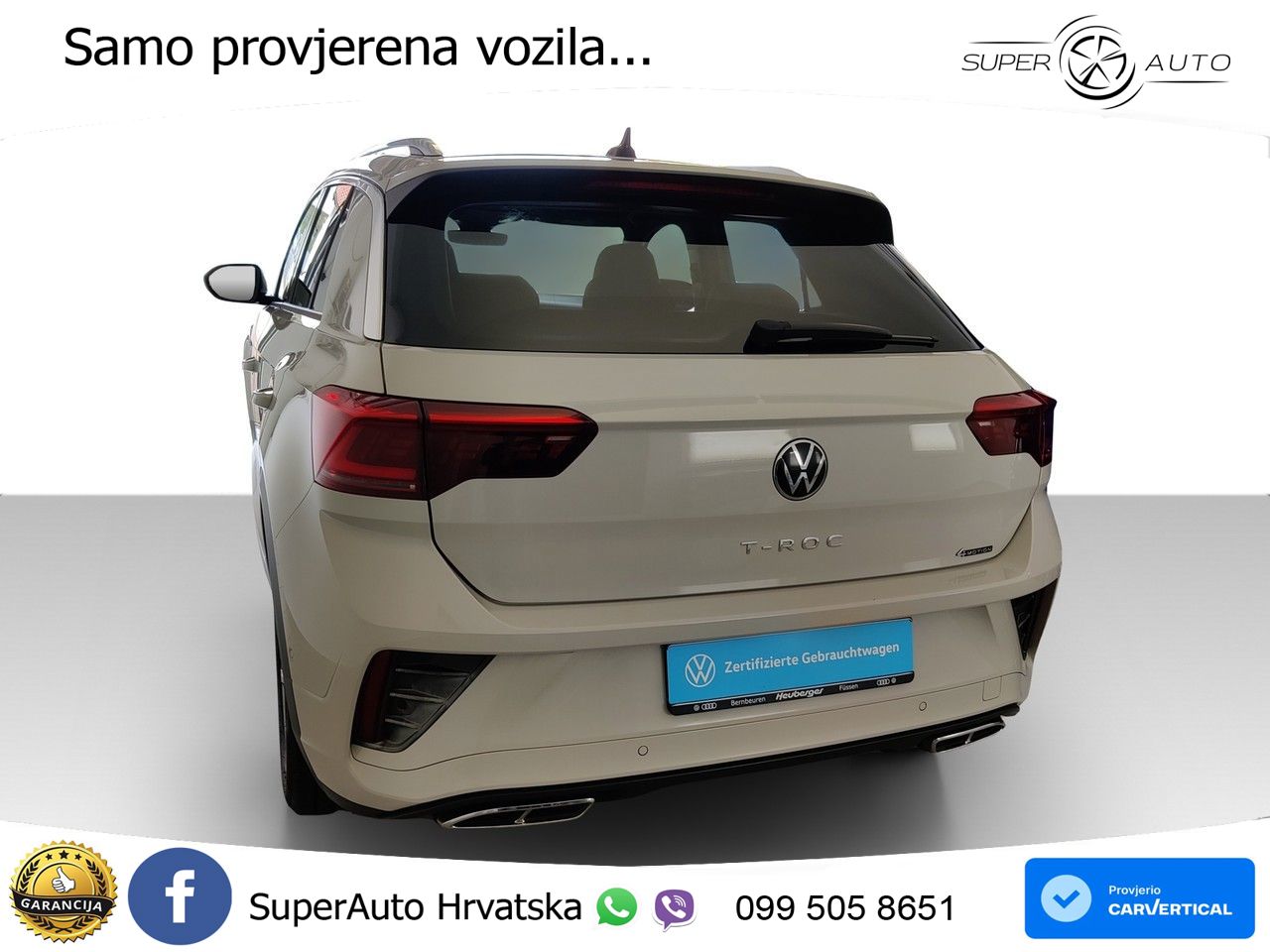Volkswagen T-Roc I 2.0 TSI (190 KS) 4M DSG LED+GR SJED+ACC