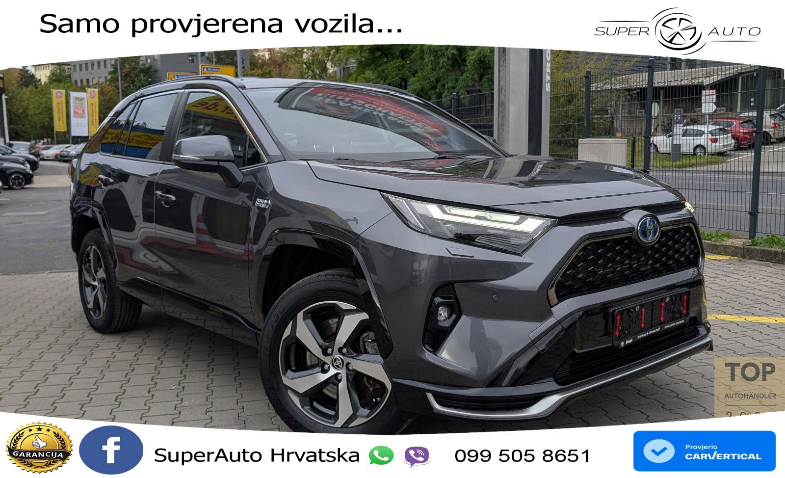 Toyota RAV4 Prime 2.5 D-4S (302 KS) Hybrid E-Four e-CVT LED+GR SJED+ACC