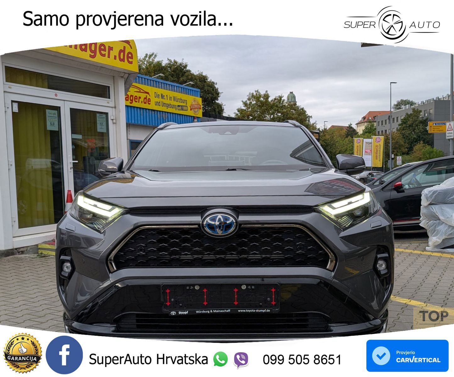 Toyota RAV4 Prime 2.5 D-4S (302 KS) Hybrid E-Four e-CVT LED+GR SJED+ACC