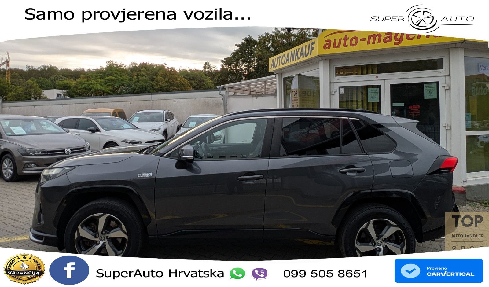 Toyota RAV4 Prime 2.5 D-4S (302 KS) Hybrid E-Four e-CVT LED+GR SJED+ACC