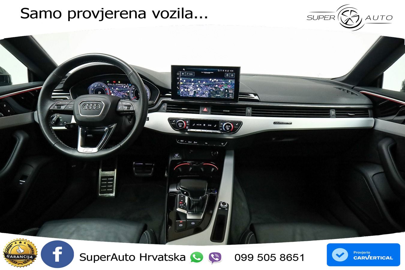 Audi A5 Sportback  40 TFSI (204 KS) quattro S tronic S line LED+GR SJED+ACC