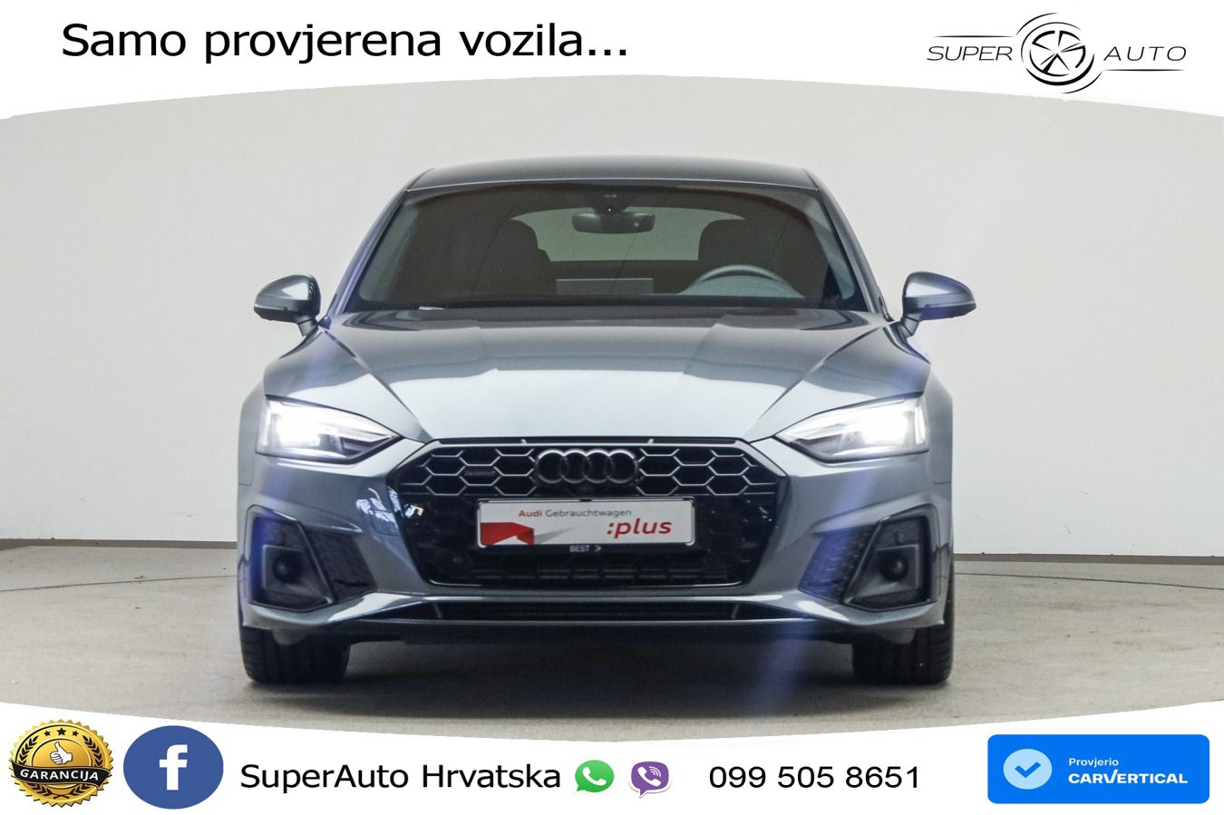 Audi A5 Sportback  40 TFSI (204 KS) quattro S tronic S line LED+GR SJED+ACC
