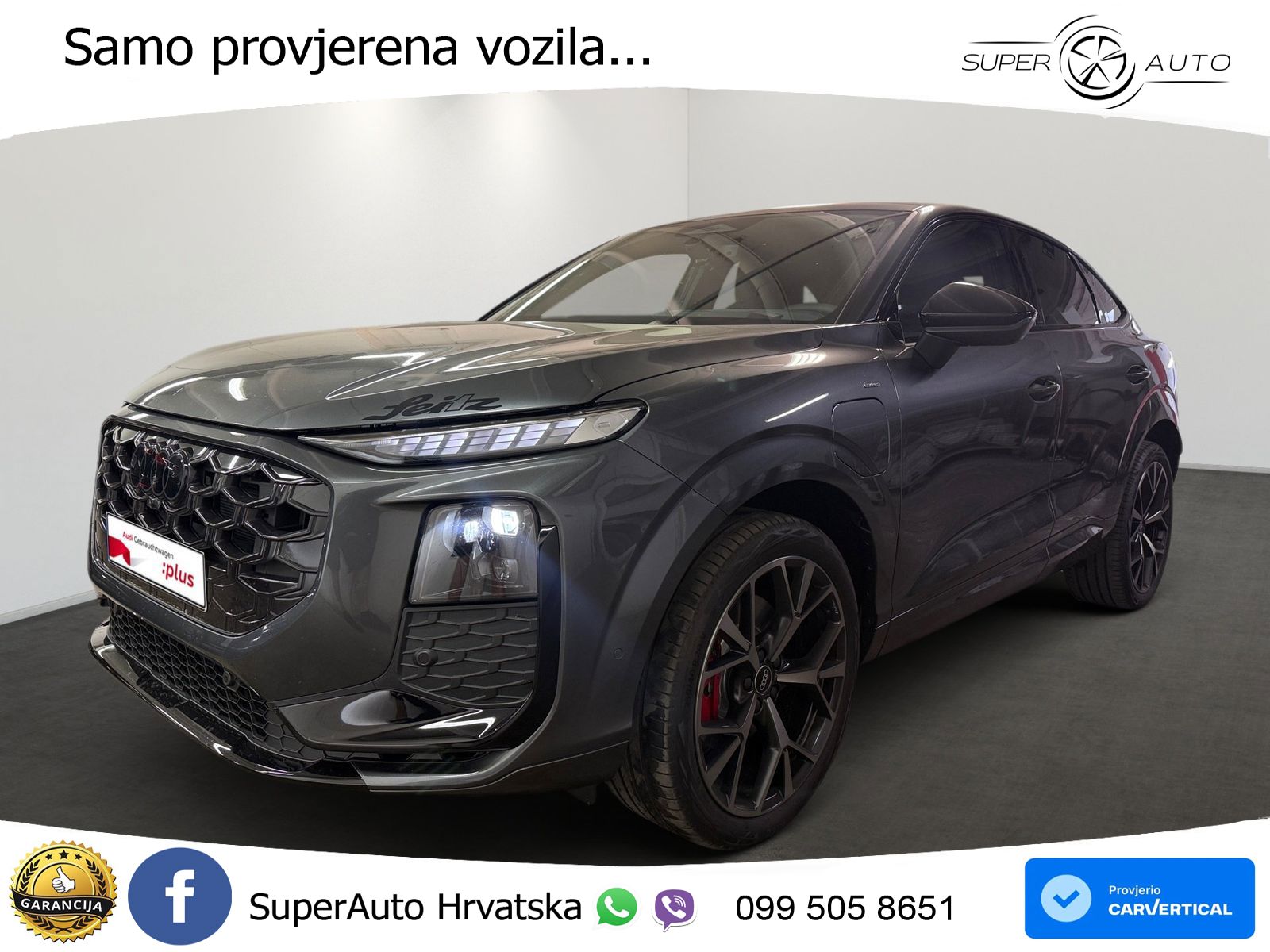Audi Q3 Sportback 1.5 TFSIe (272 KS) S tronic ZRAČNI+ACC+GR SJED+KAM