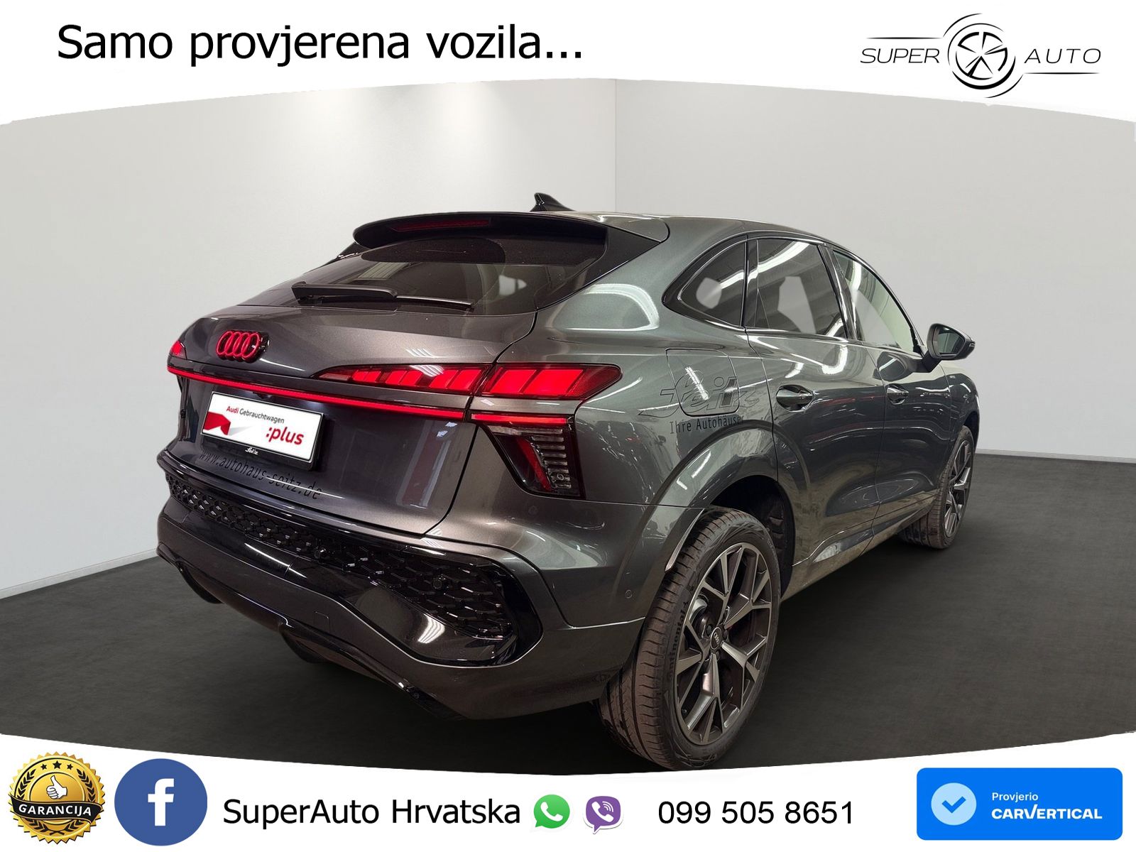 Audi Q3 Sportback 1.5 TFSIe (272 KS) S tronic ZRAČNI+ACC+GR SJED+KAM