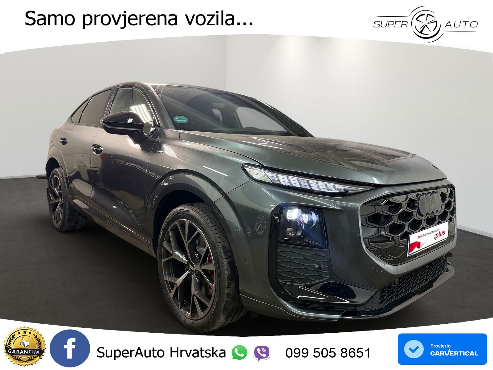 Audi Q3 Sportback 1.5 TFSIe (272 KS) S tronic ZRAČNI+ACC+GR SJED+KAM