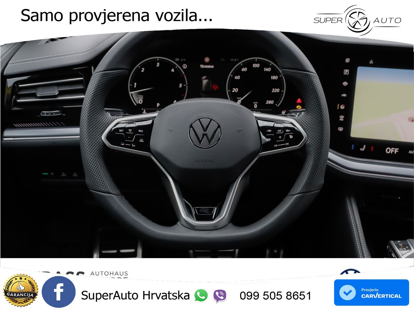 Volkswagen Touareg 3.0 V6 TDI (286 KS) 4MOTION Tiptronic ZRAČNI+ACC+GR SJED+KAM+PANO