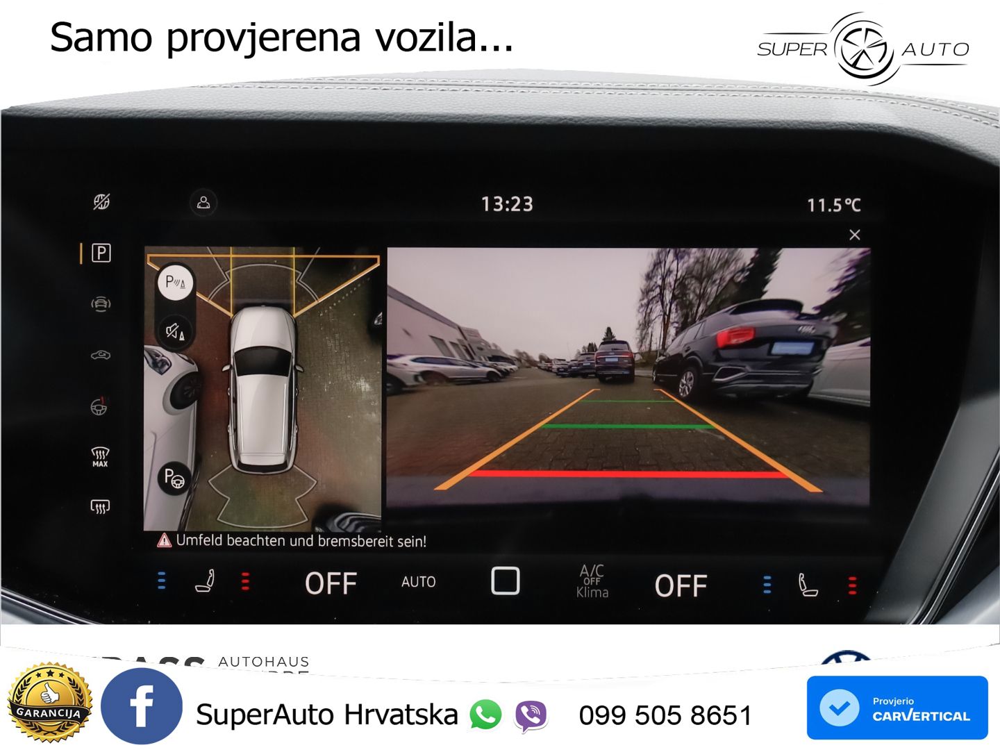 Volkswagen Touareg 3.0 V6 TDI (286 KS) 4MOTION Tiptronic ZRAČNI+ACC+GR SJED+KAM+PANO