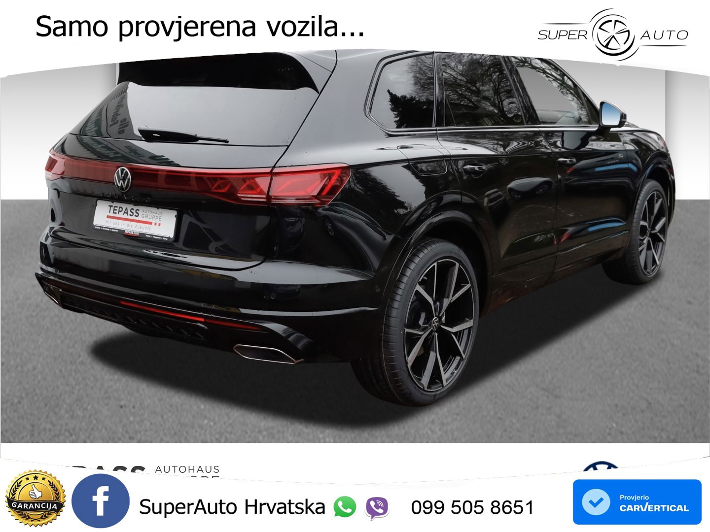 Volkswagen Touareg 3.0 V6 TDI (286 KS) 4MOTION Tiptronic ZRAČNI+ACC+GR SJED+KAM+PANO