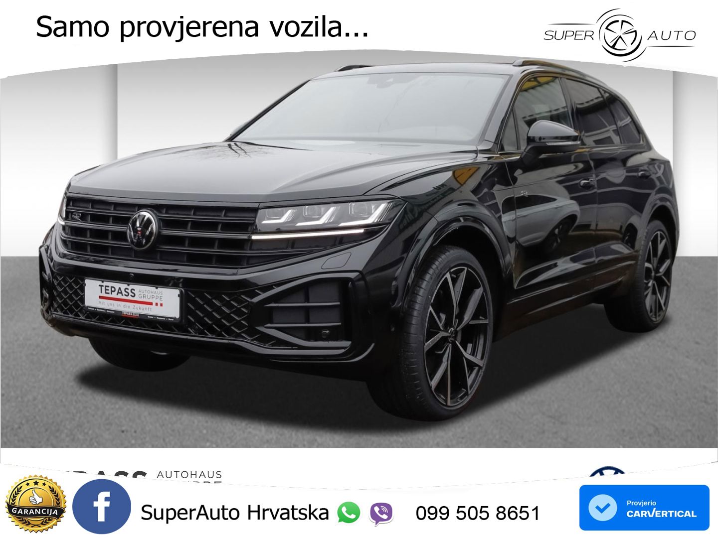 Volkswagen Touareg 3.0 V6 TDI (286 KS) 4MOTION Tiptronic ZRAČNI+ACC+GR SJED+KAM+PANO