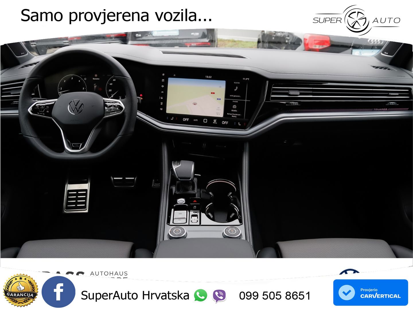 Volkswagen Touareg 3.0 V6 TDI (286 KS) 4MOTION Tiptronic ZRAČNI+ACC+GR SJED+KAM+PANO