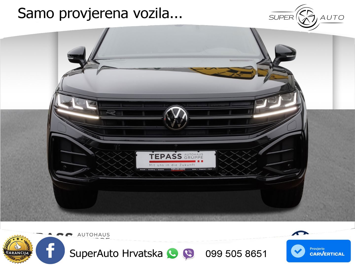 Volkswagen Touareg 3.0 V6 TDI (286 KS) 4MOTION Tiptronic ZRAČNI+ACC+GR SJED+KAM+PANO
