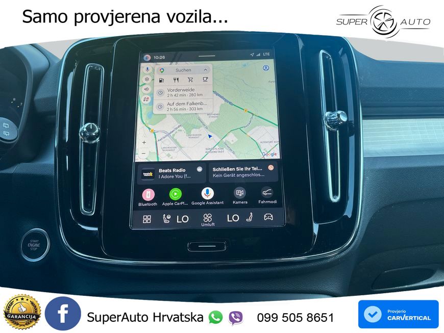 Volvo XC40 2.0 B3 163 KS Automatic LED+GR SJED+ACC