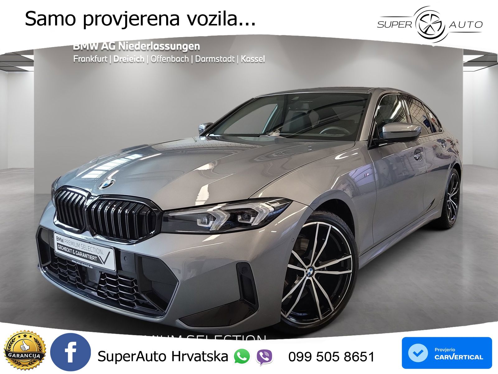 BMW 320d (190 KS) xDrive Steptronic M Sport LED+GR SJED+ACC
