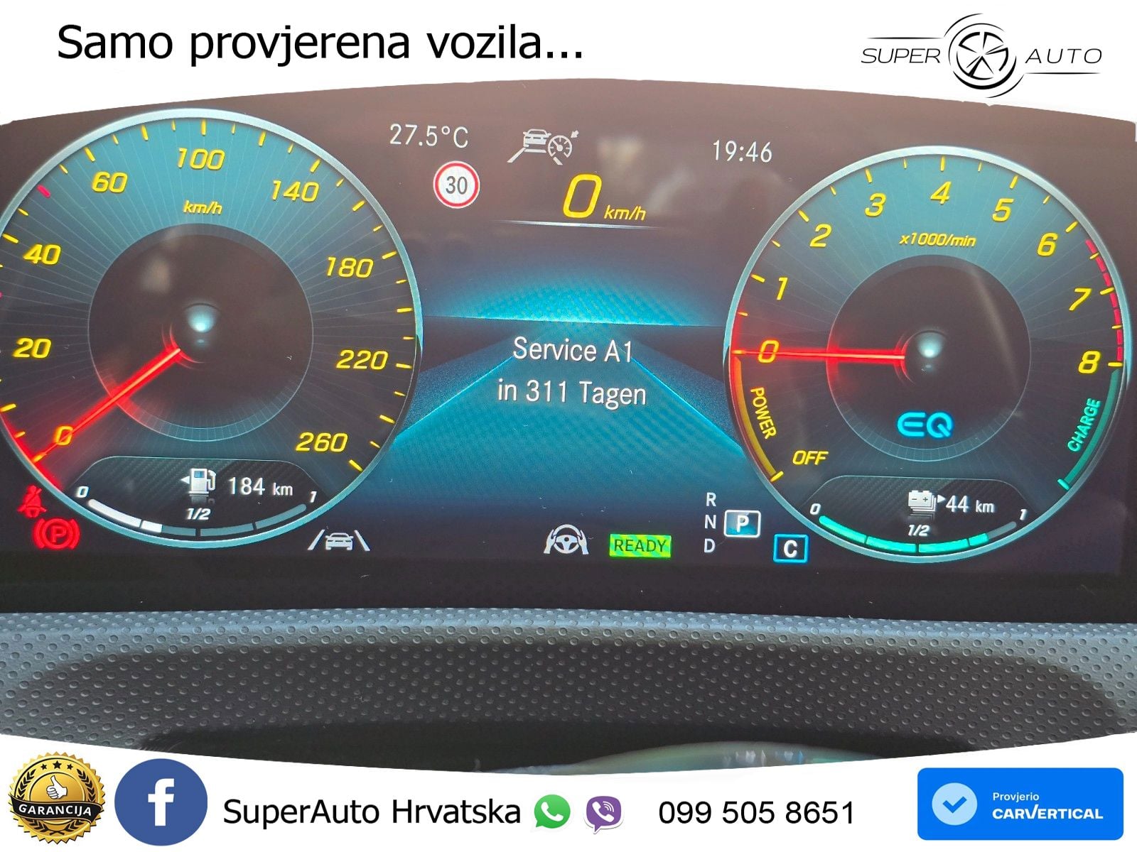 Mercedes-Benz A 250e 8G-DCT AMG LED+GR SJED+ACC