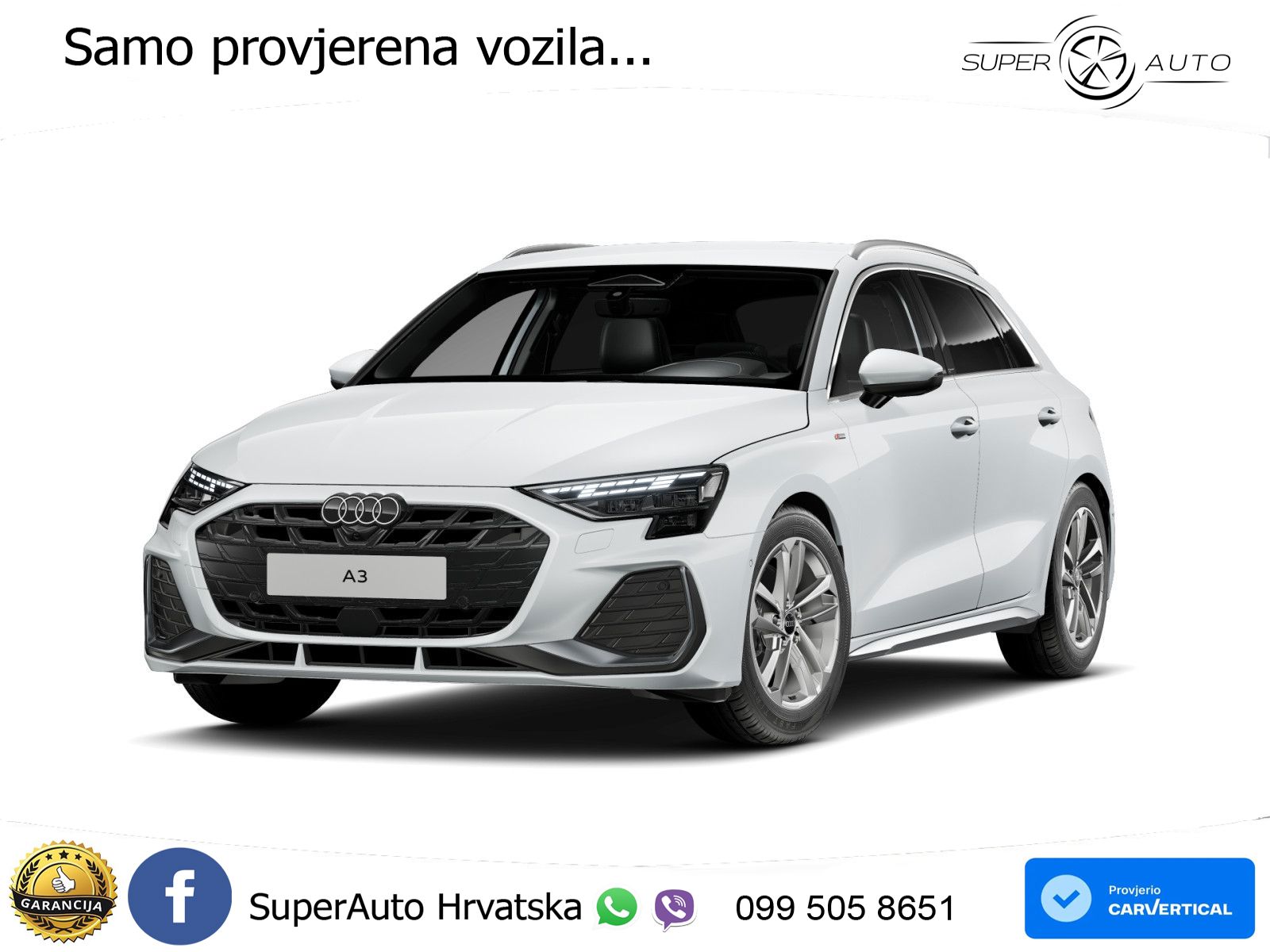 Audi A3 30 TFSI (116 KS) S line MATRIX+GR SJED+KAM