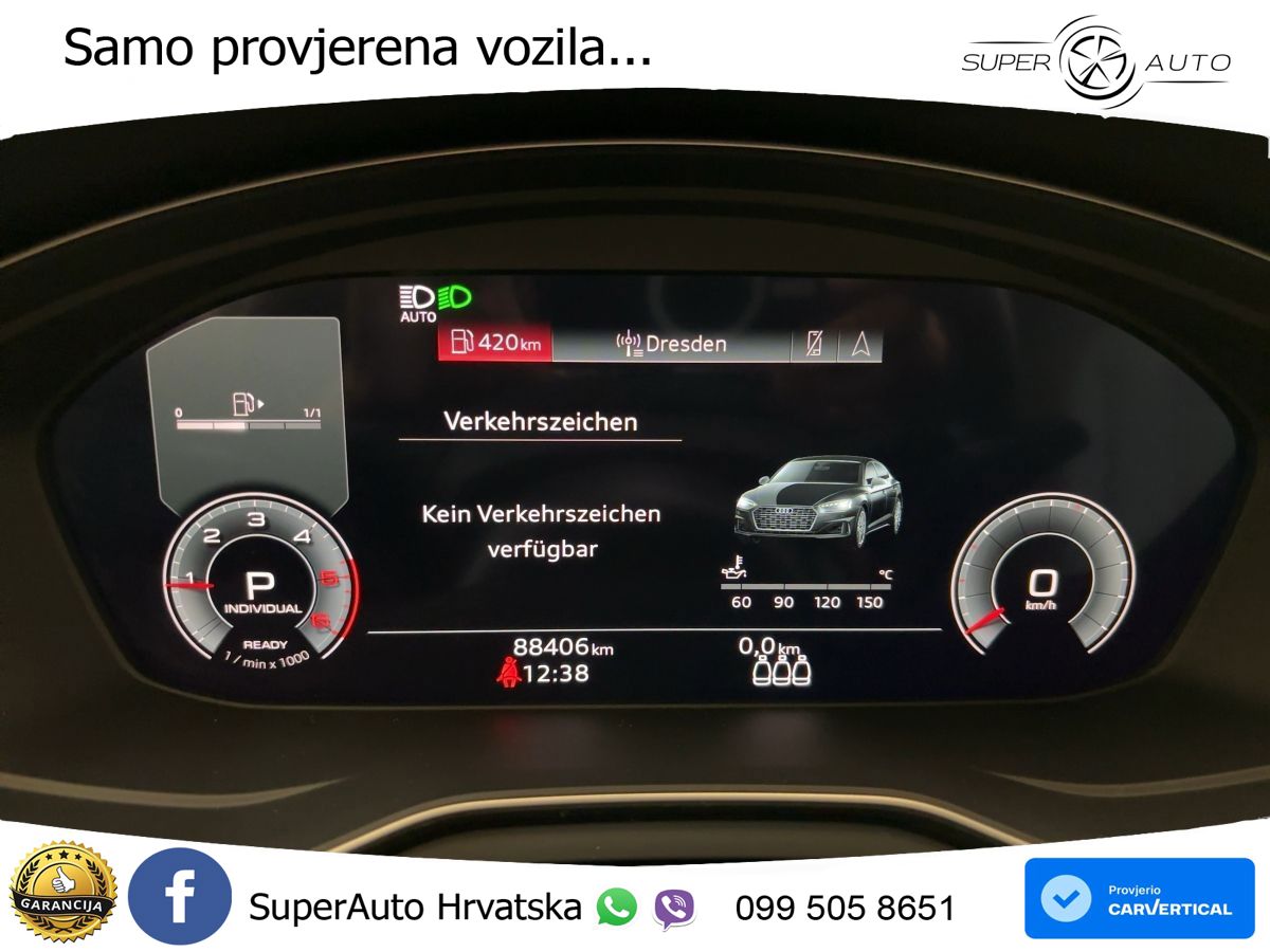Audi A5 Sportback 40 TDI (204 KS) S tronic advanced LED+GR SJED+ACC