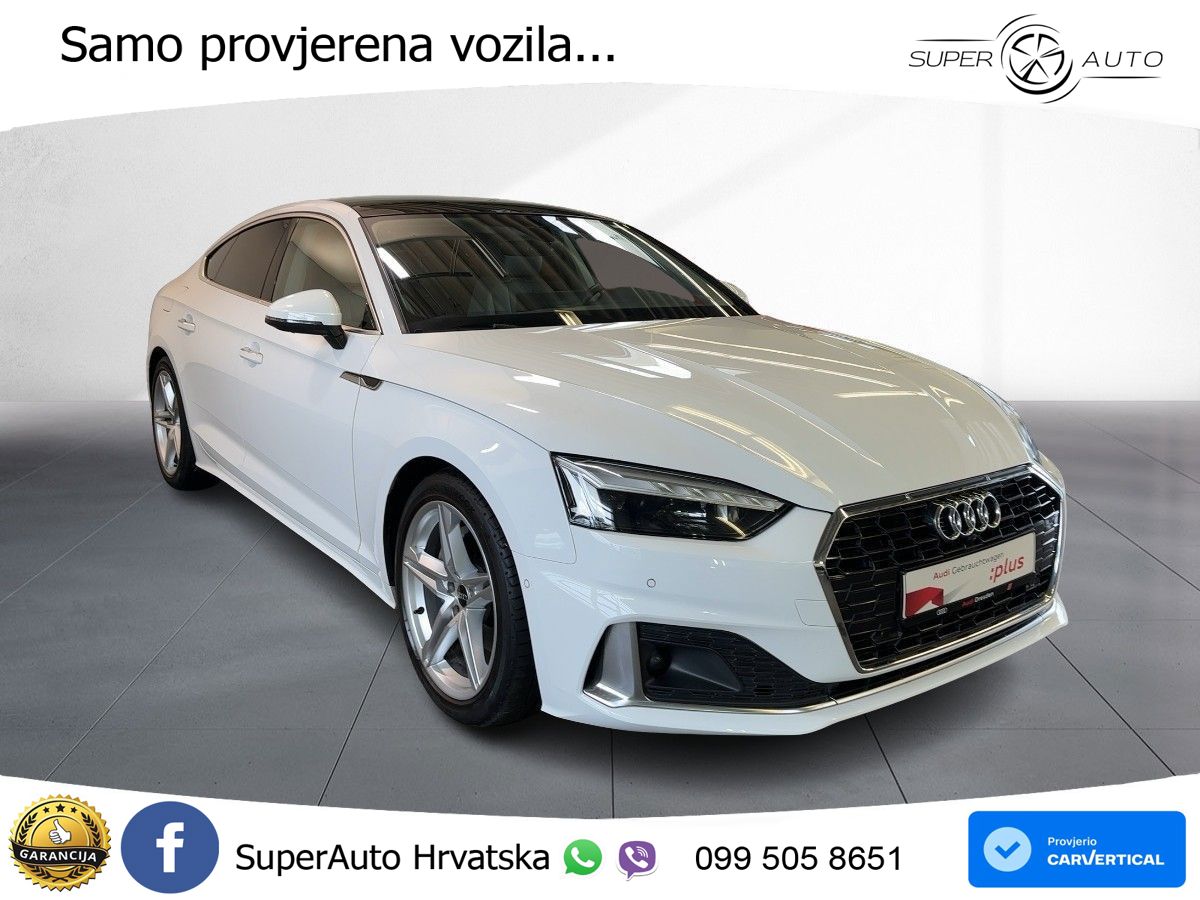 Audi A5 Sportback 40 TDI (204 KS) S tronic advanced LED+GR SJED+ACC