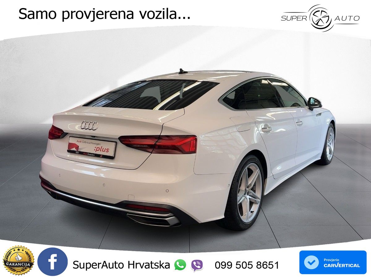 Audi A5 Sportback 40 TDI (204 KS) S tronic advanced LED+GR SJED+ACC