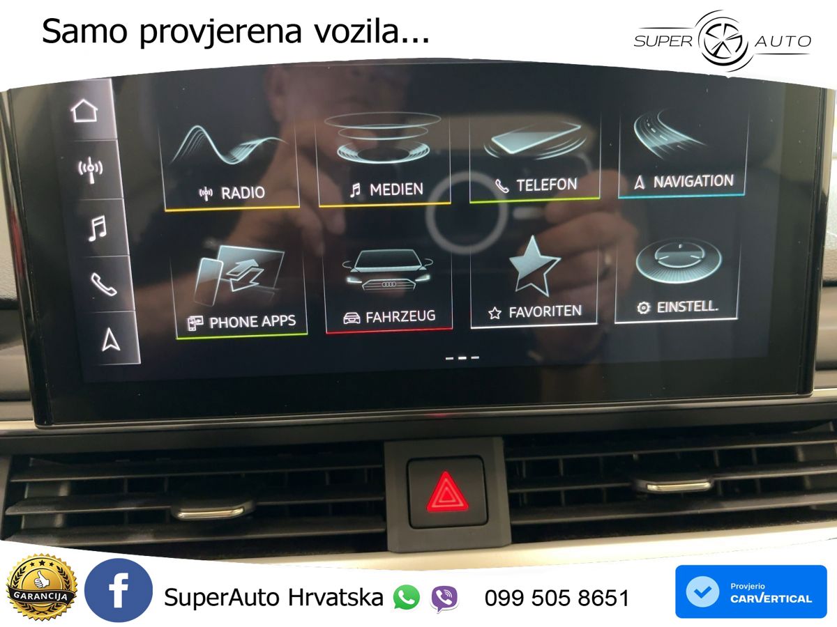 Audi A5 Sportback 40 TDI (204 KS) S tronic advanced LED+GR SJED+ACC