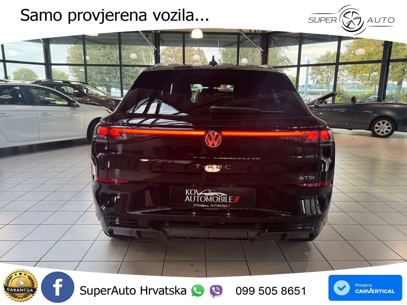 Volkswagen T-Roc 1.5 eTSI (150 KS)  DSG R-Line LED+GR SJED+ACC