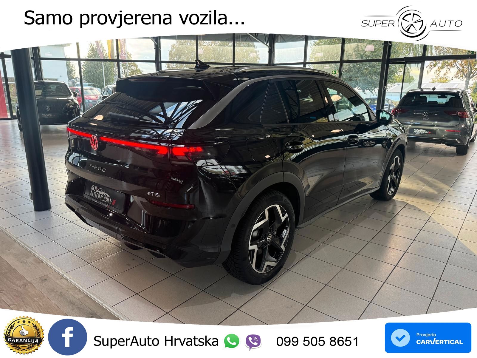 Volkswagen T-Roc 1.5 eTSI (150 KS)  DSG R-Line LED+GR SJED+ACC