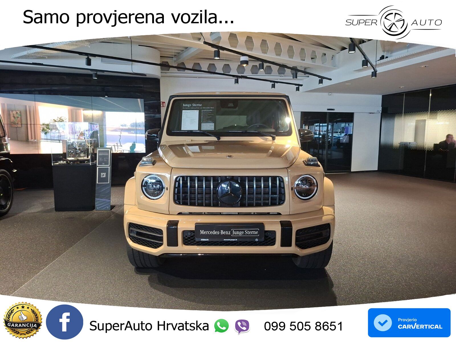 Mercedes AMG G 63 Long V8 (585 KS) 4MATIC 9G-TRONIC AMG SPEEDSHIFT PLUS ZRAČNI+ACC+GR SJED+KAM