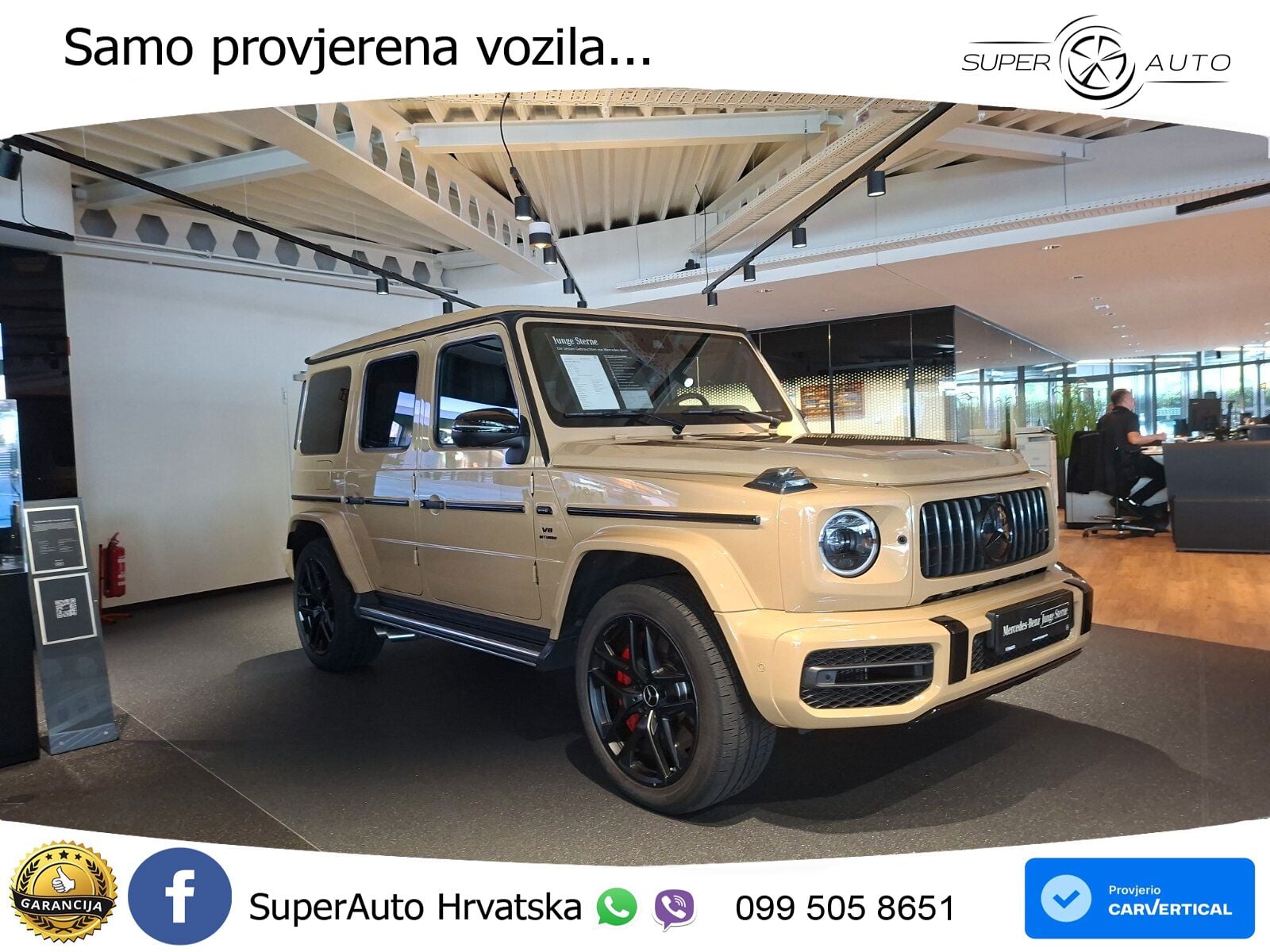 Mercedes AMG G 63 Long V8 (585 KS) 4MATIC 9G-TRONIC AMG SPEEDSHIFT PLUS ZRAČNI+ACC+GR SJED+KAM