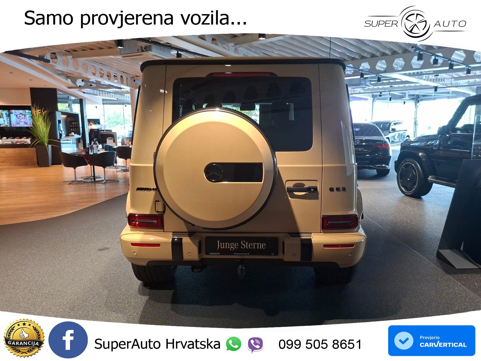 Mercedes AMG G 63 Long V8 (585 KS) 4MATIC 9G-TRONIC AMG SPEEDSHIFT PLUS ZRAČNI+ACC+GR SJED+KAM