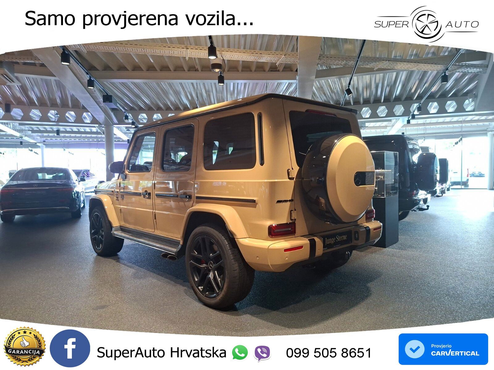 Mercedes AMG G 63 Long V8 (585 KS) 4MATIC 9G-TRONIC AMG SPEEDSHIFT PLUS ZRAČNI+ACC+GR SJED+KAM