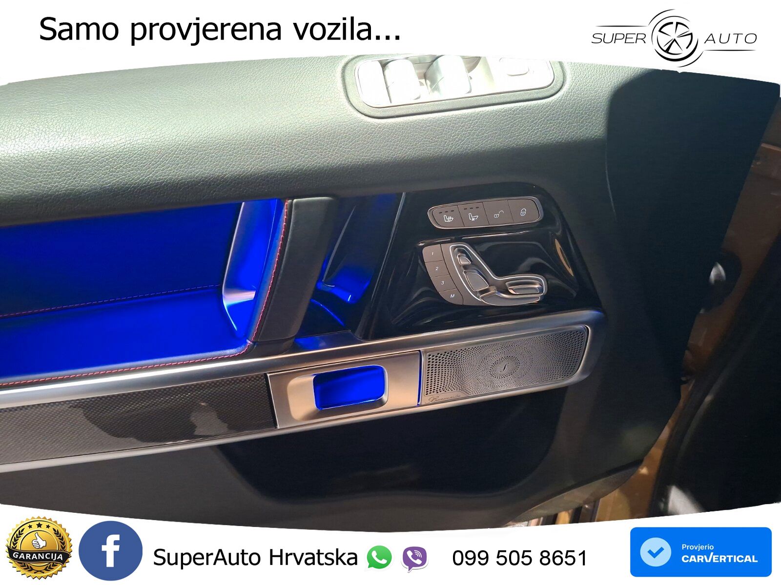 Mercedes AMG G 63 Long V8 (585 KS) 4MATIC 9G-TRONIC AMG SPEEDSHIFT PLUS ZRAČNI+ACC+GR SJED+KAM