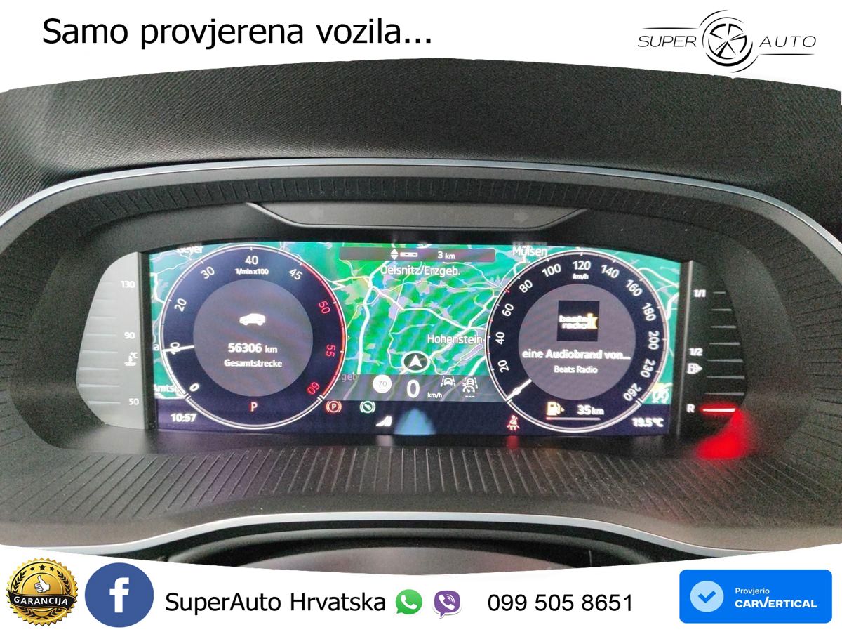 Škoda Octavia Combi 2.0 TDI (150 KS) DSG LED+GR SJED+ACC