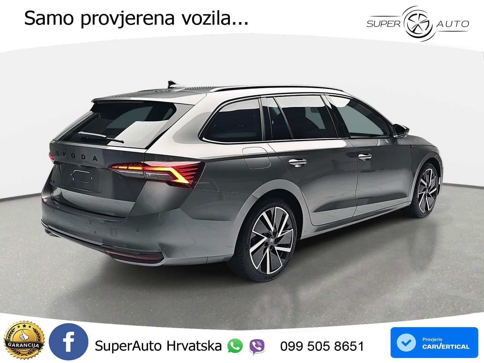Škoda Octavia Combi 2.0 TDI (150 KS) DSG SportLine LED+GR SJED+ACC