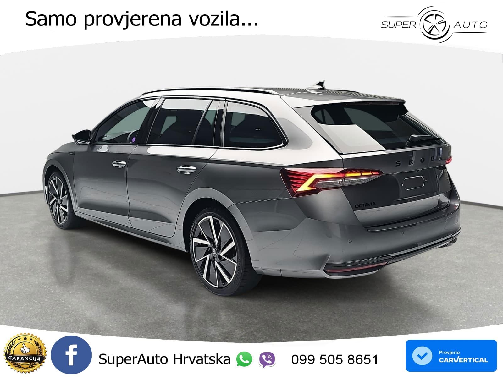 Škoda Octavia Combi 2.0 TDI (150 KS) DSG SportLine LED+GR SJED+ACC