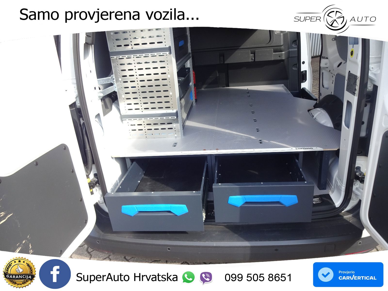 Volkswagen Caddy Cargo Basis Sortimoausbau 102 KS