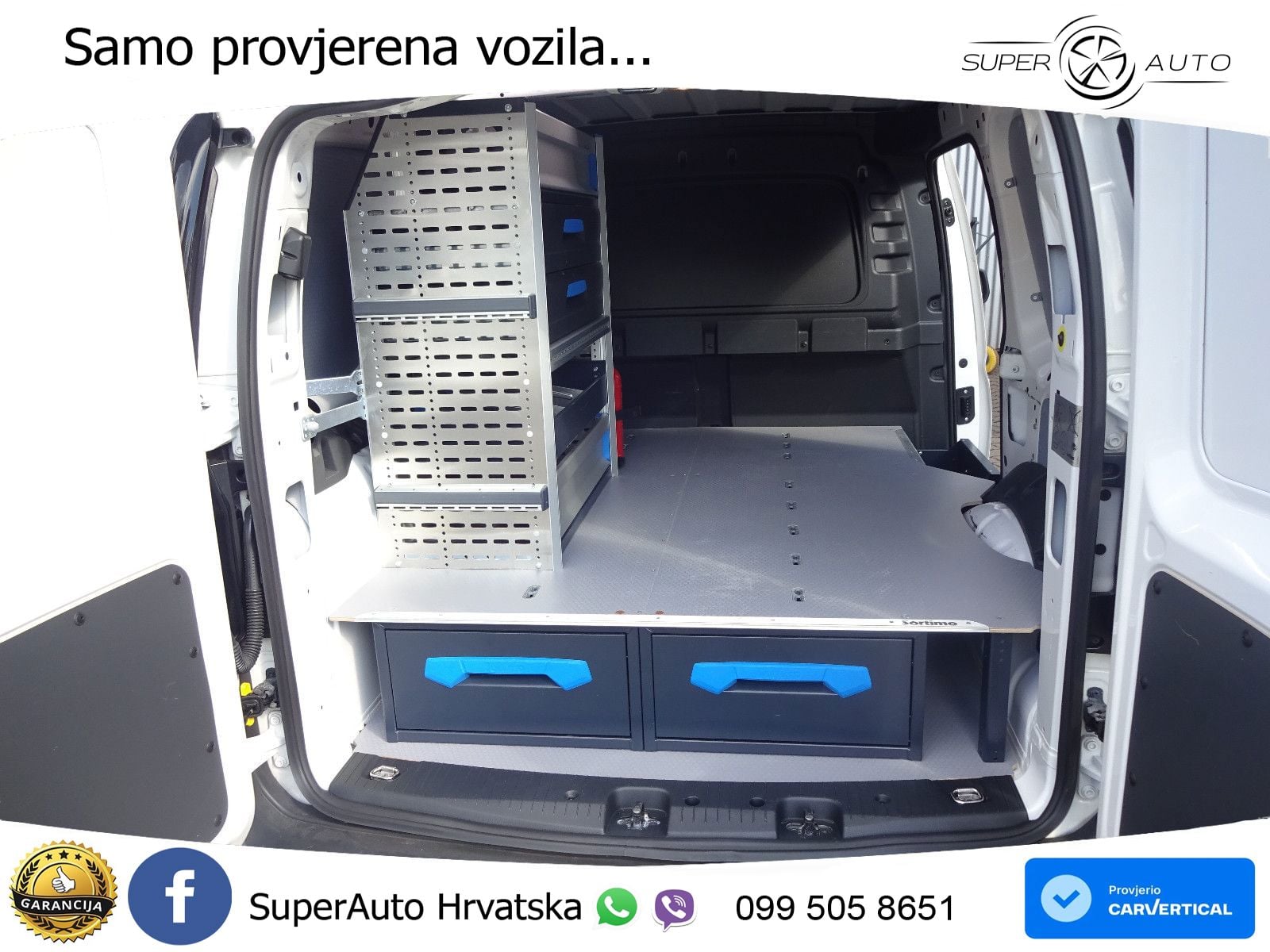 Volkswagen Caddy Cargo Basis Sortimoausbau 102 KS