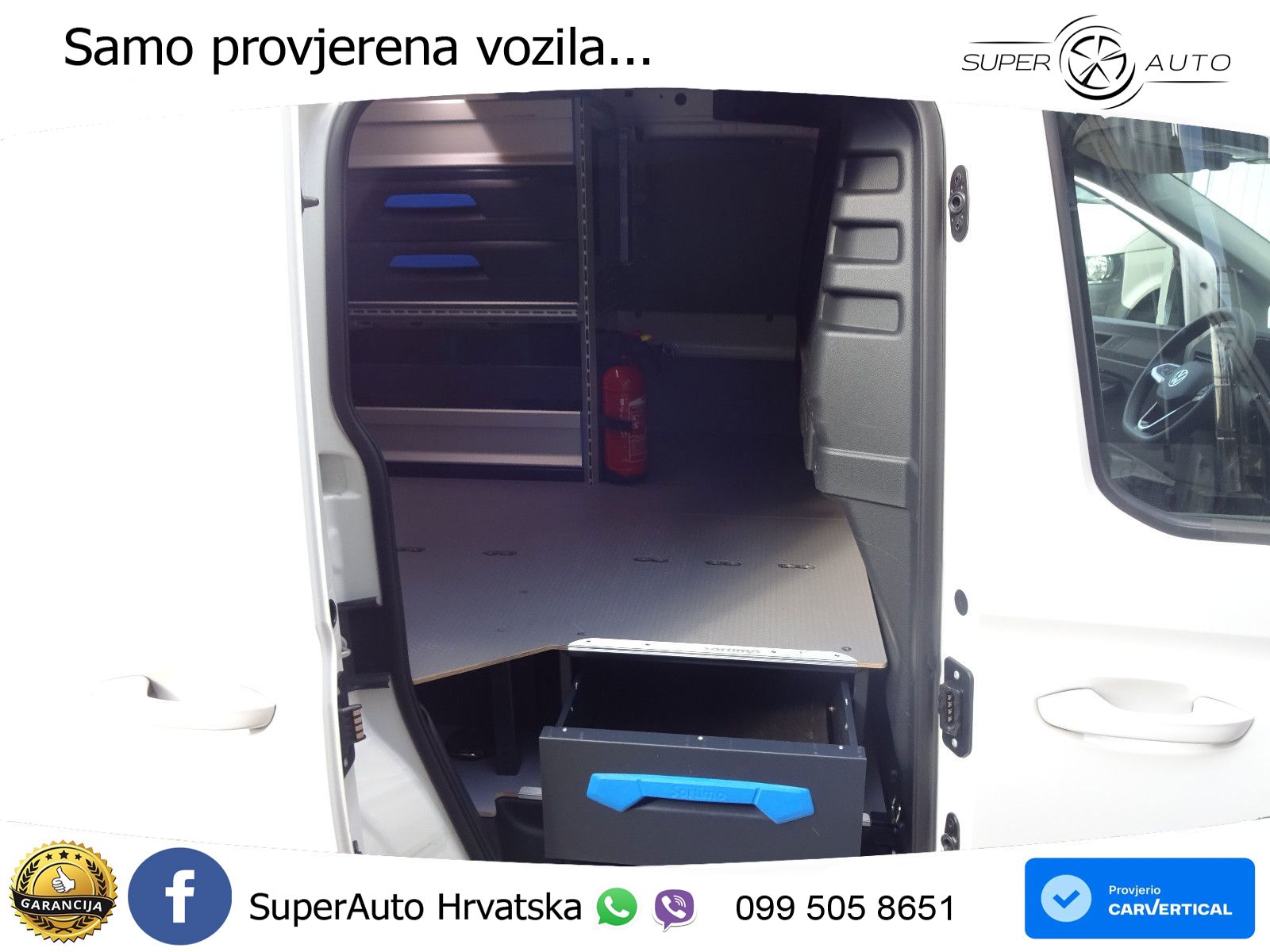 Volkswagen Caddy Cargo Basis Sortimoausbau 102 KS