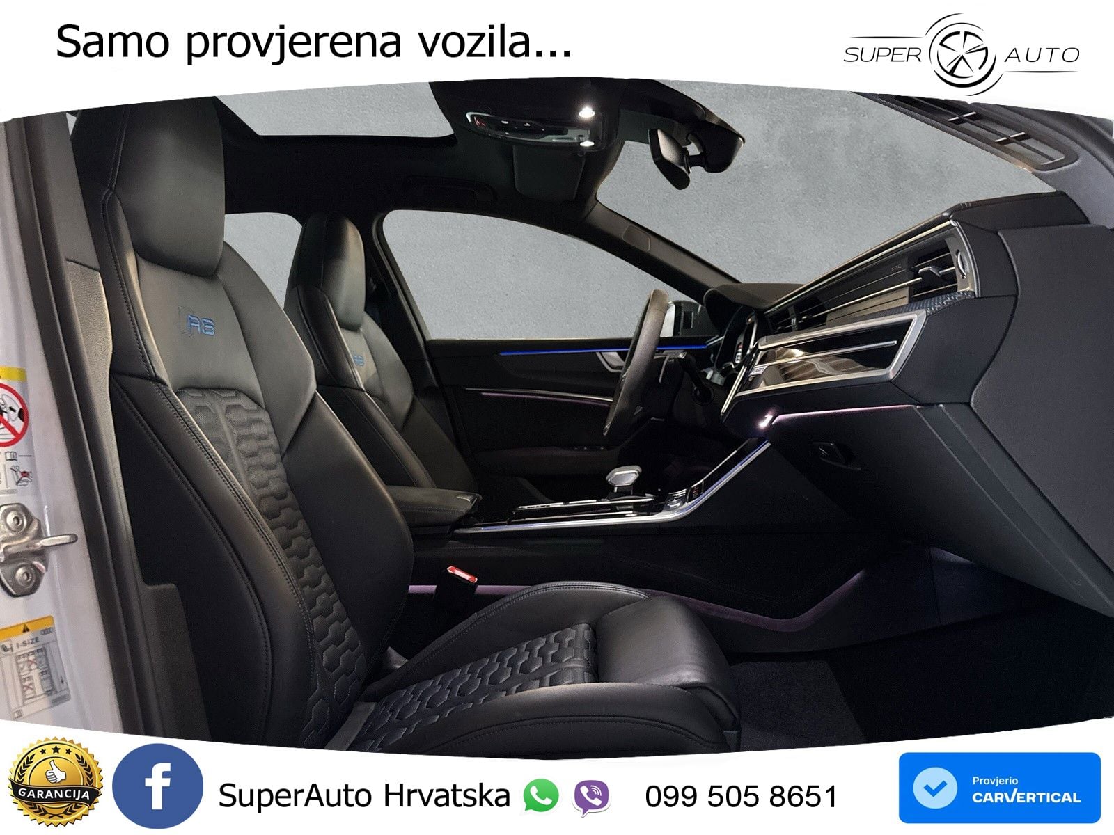 Audi RS6 Avant 4.0 TFSI V8 performance (630 KS)  quattro tiptronic LED+GR SJED+ACC
