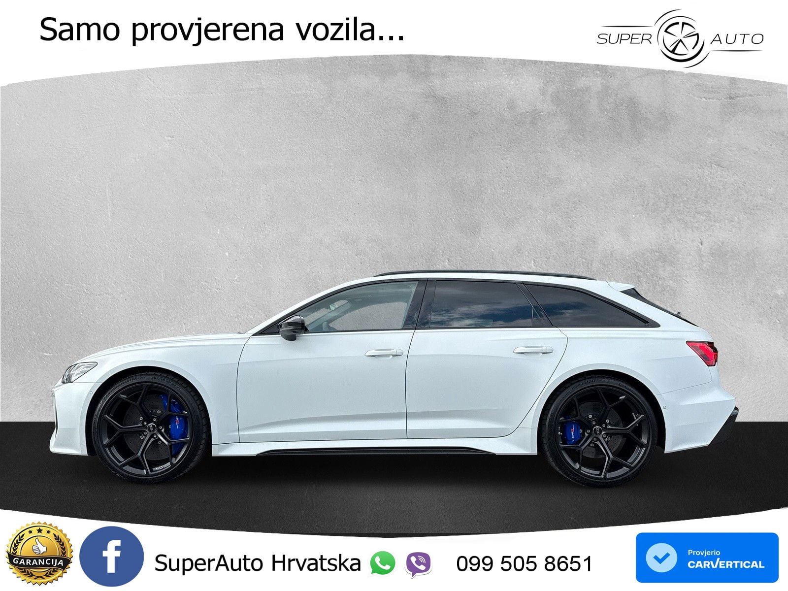 Audi RS6 Avant 4.0 TFSI V8 performance (630 KS)  quattro tiptronic LED+GR SJED+ACC