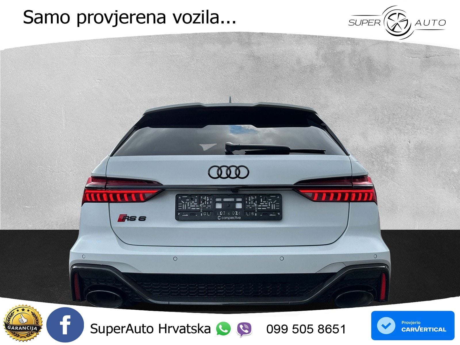 Audi RS6 Avant 4.0 TFSI V8 performance (630 KS)  quattro tiptronic LED+GR SJED+ACC
