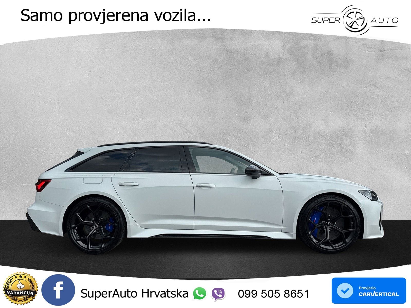 Audi RS6 Avant 4.0 TFSI V8 performance (630 KS)  quattro tiptronic LED+GR SJED+ACC