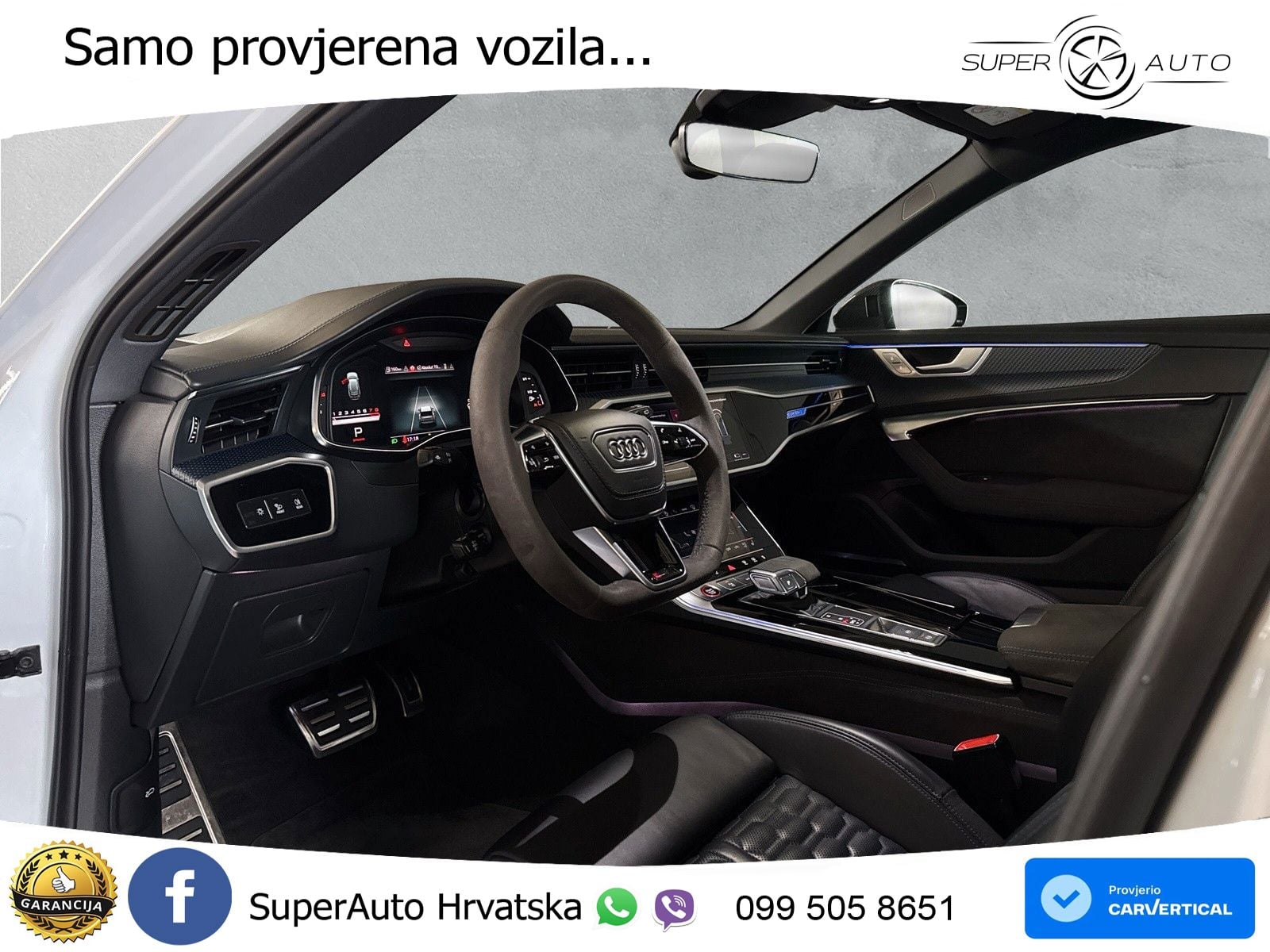 Audi RS6 Avant 4.0 TFSI V8 performance (630 KS)  quattro tiptronic LED+GR SJED+ACC