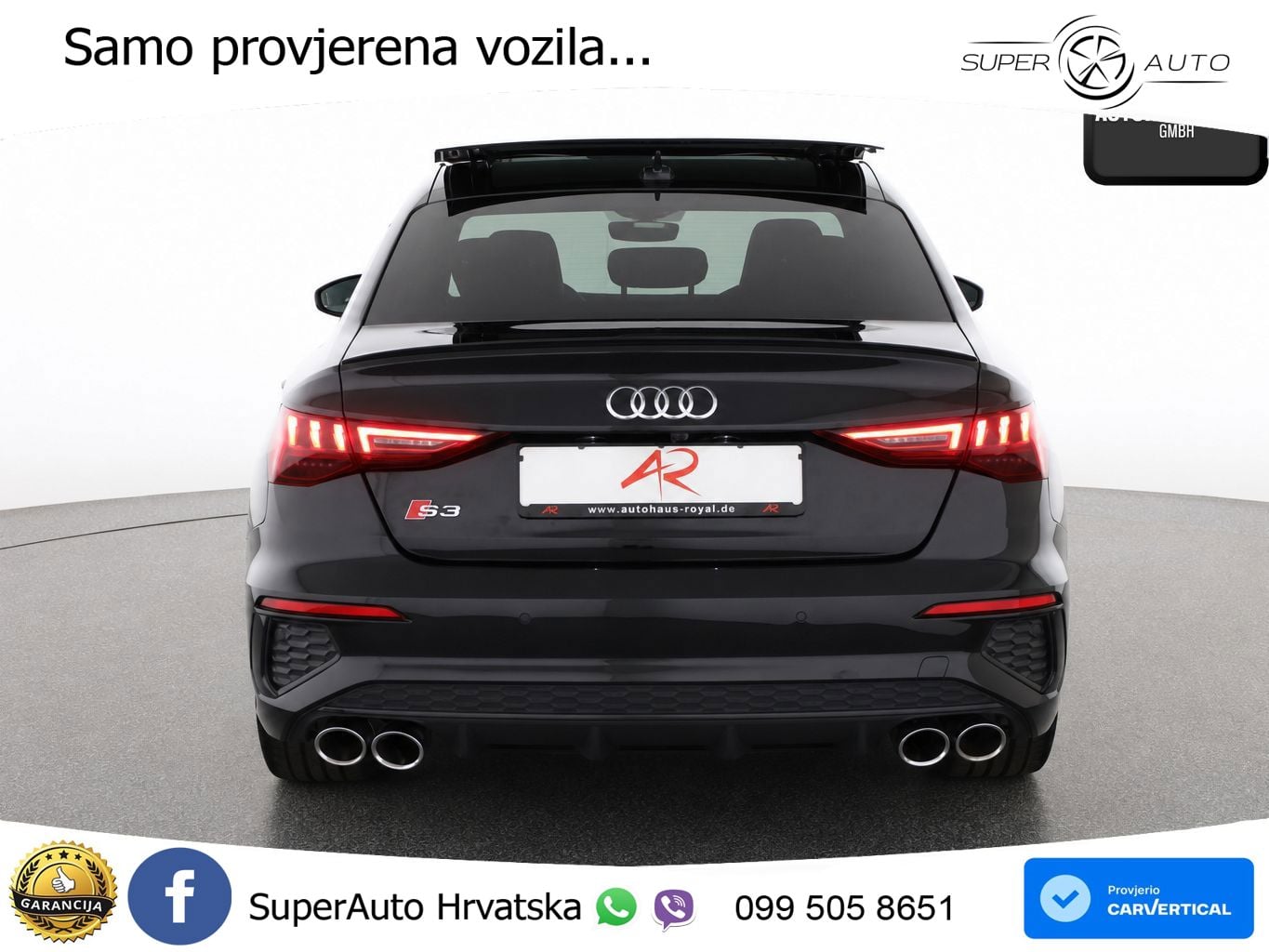 Audi S3 Limuzina 2.0 TFSI (310 KS) quattro S tronic LED+GR SJED+ACC