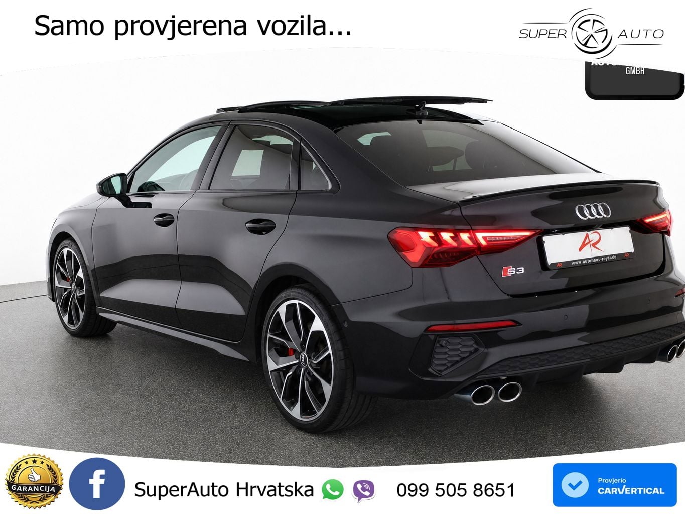 Audi S3 Limuzina 2.0 TFSI (310 KS) quattro S tronic LED+GR SJED+ACC