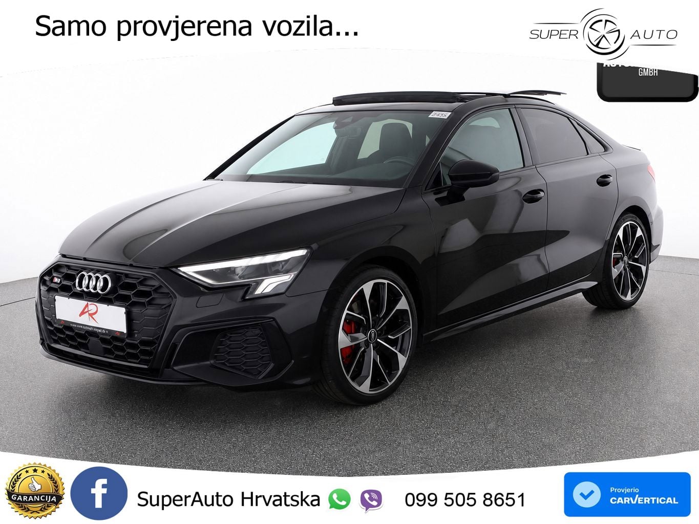 Audi S3 Limuzina 2.0 TFSI (310 KS) quattro S tronic LED+GR SJED+ACC