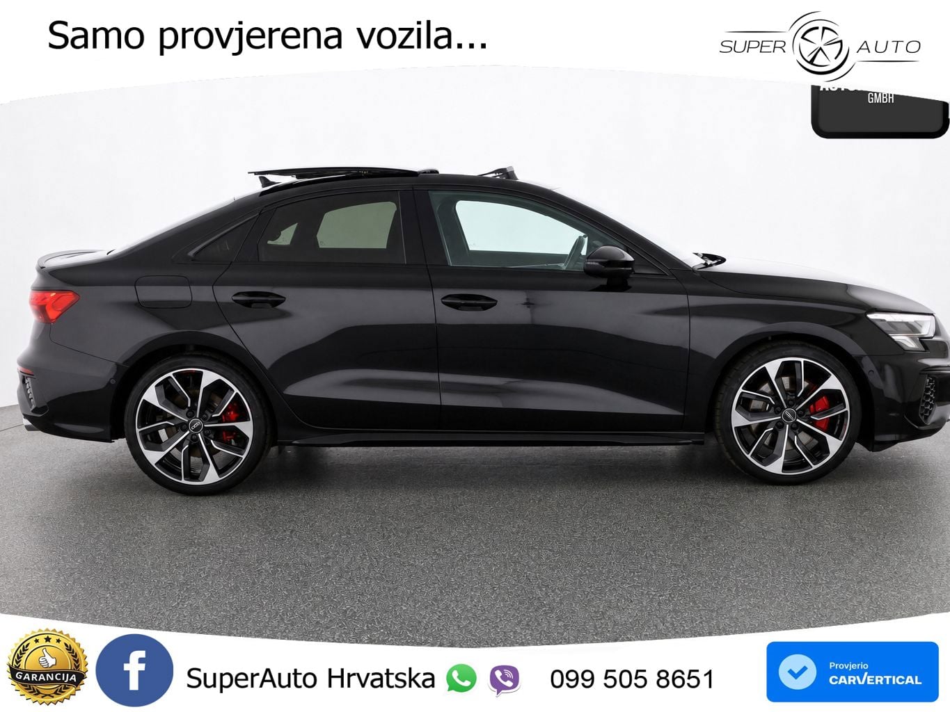 Audi S3 Limuzina 2.0 TFSI (310 KS) quattro S tronic LED+GR SJED+ACC