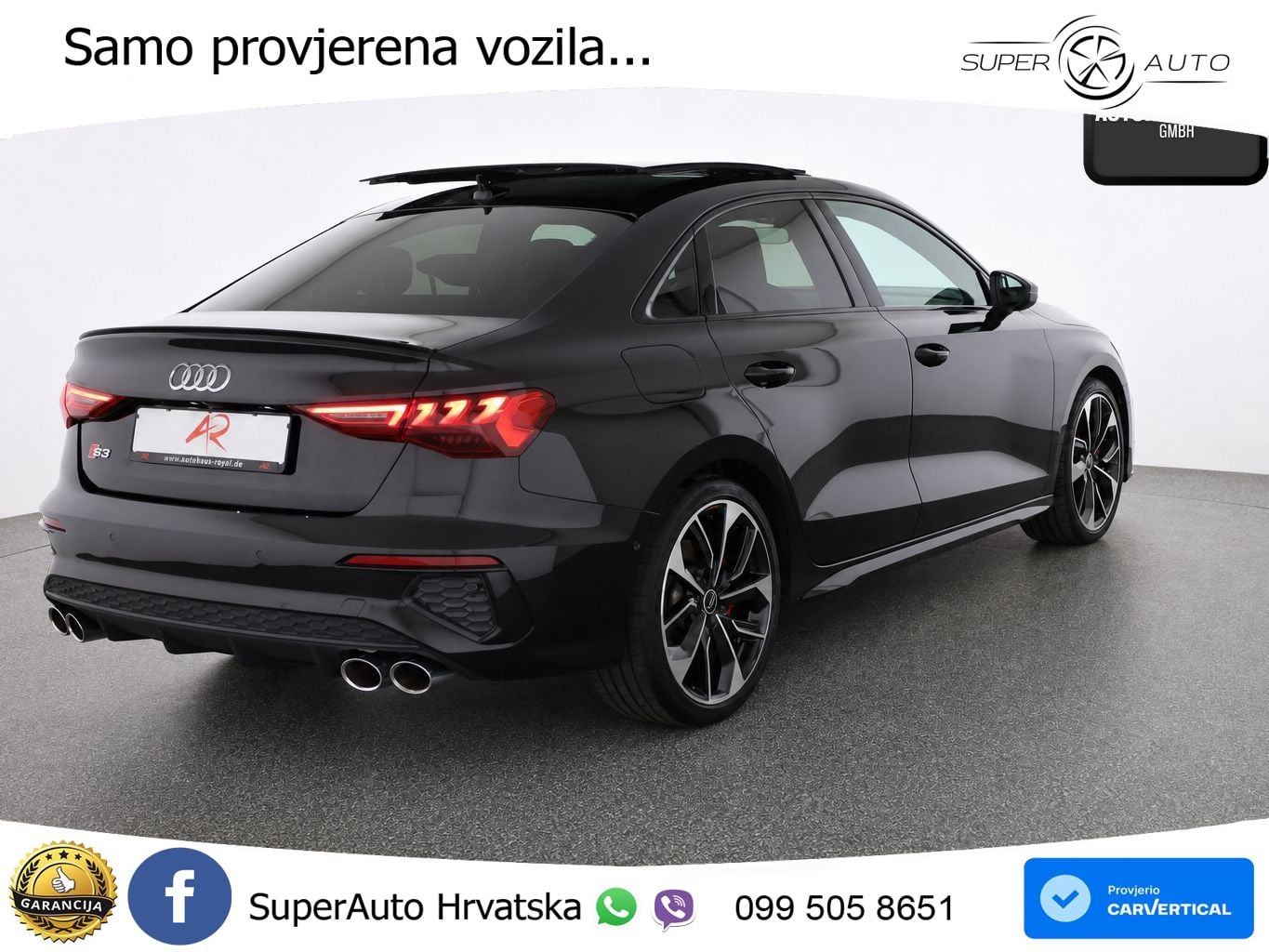 Audi S3 Limuzina 2.0 TFSI (310 KS) quattro S tronic LED+GR SJED+ACC