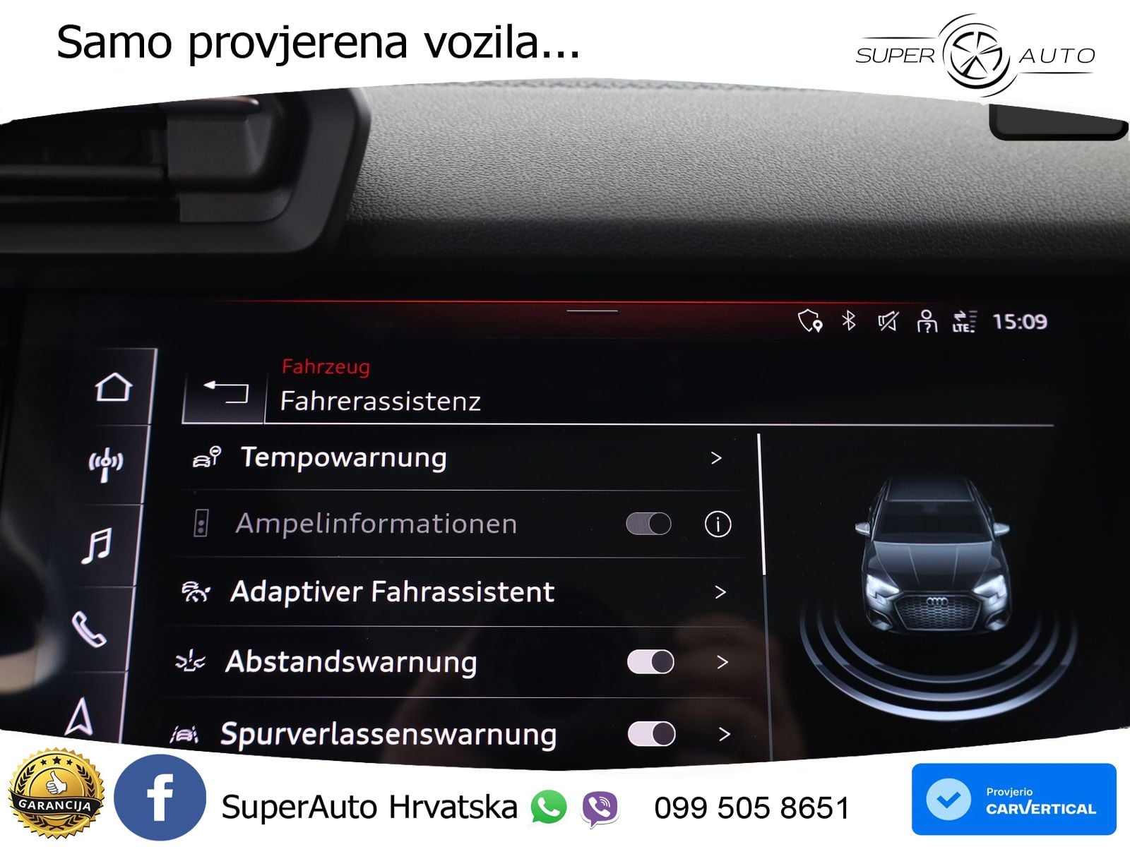 Audi S3 Limuzina 2.0 TFSI (310 KS) quattro S tronic LED+GR SJED+ACC