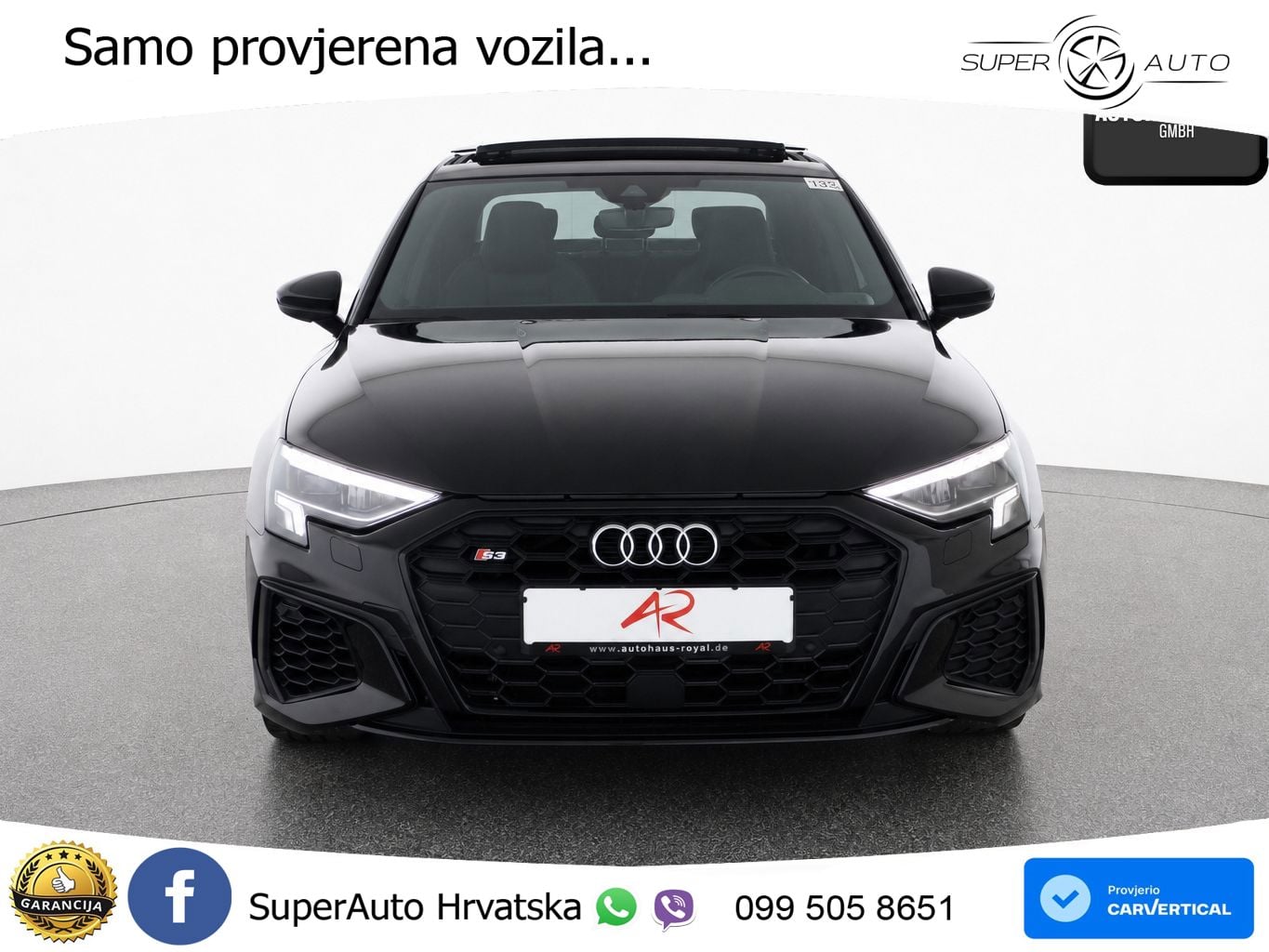 Audi S3 Limuzina 2.0 TFSI (310 KS) quattro S tronic LED+GR SJED+ACC